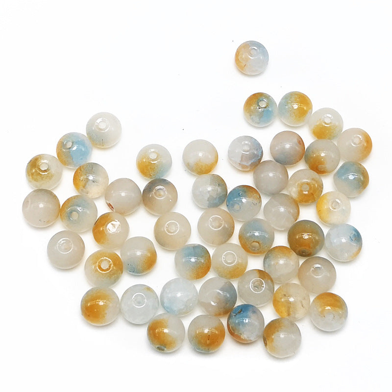 Wholesale 50PCS Glass Cracked Crystal Beads
